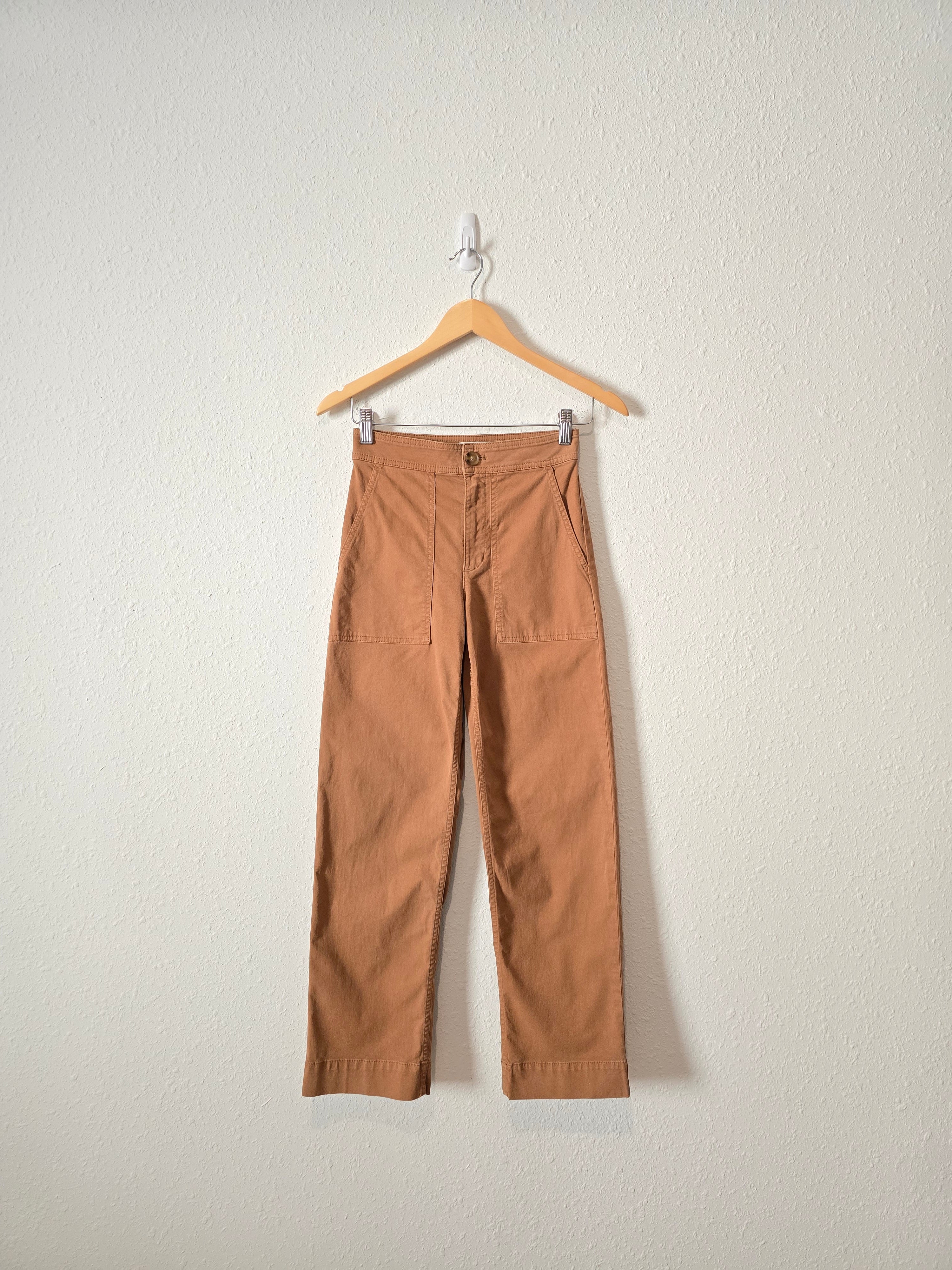 Lou & Grey Brown Straight Pants (2)