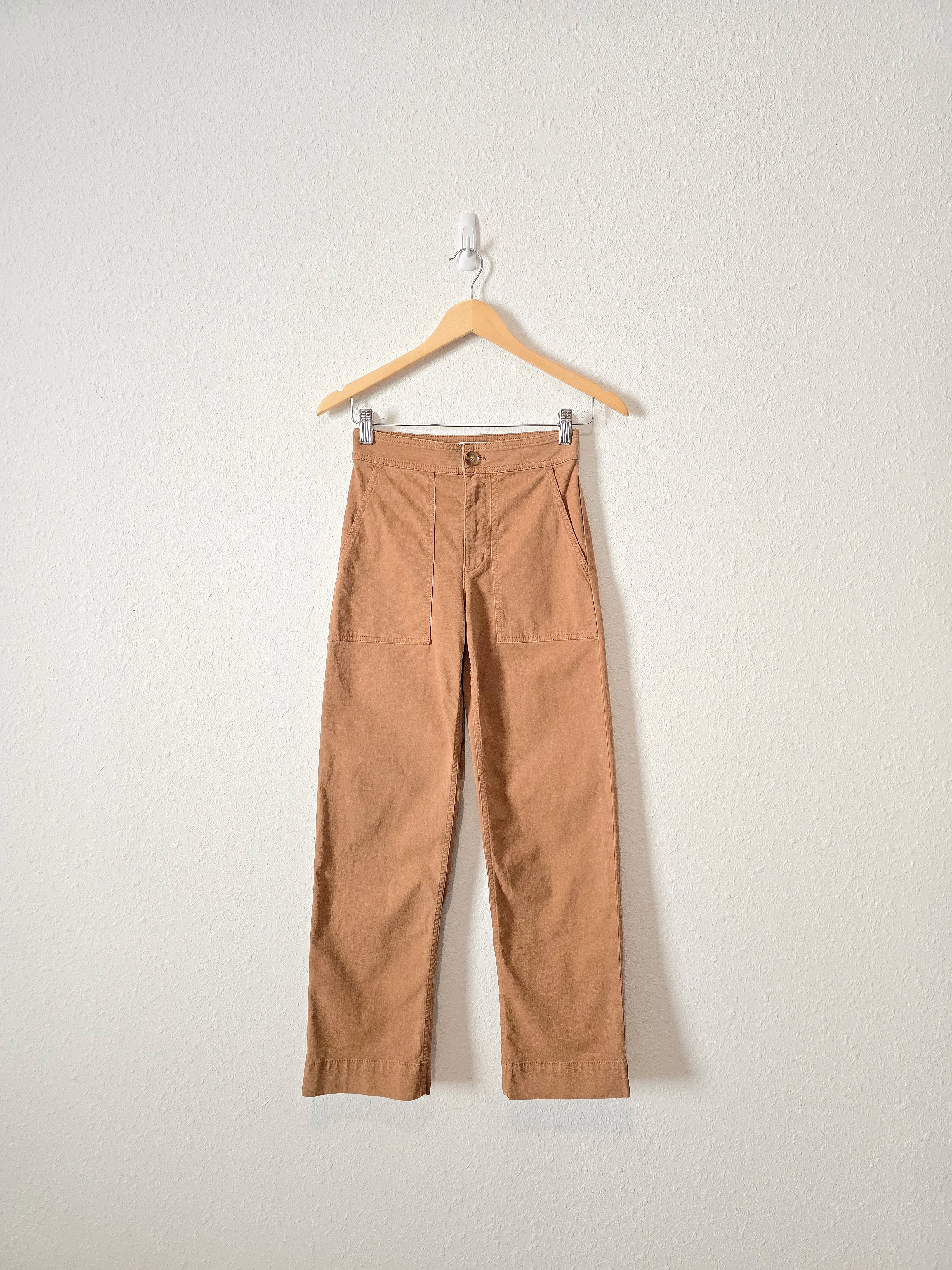 Lou & Grey Brown Straight Pants (2)