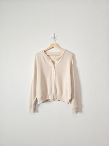 Neutral Oversized Henley (S)