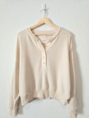 Neutral Oversized Henley (S)