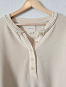 Neutral Oversized Henley (S)