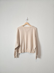 Neutral Oversized Henley (S)