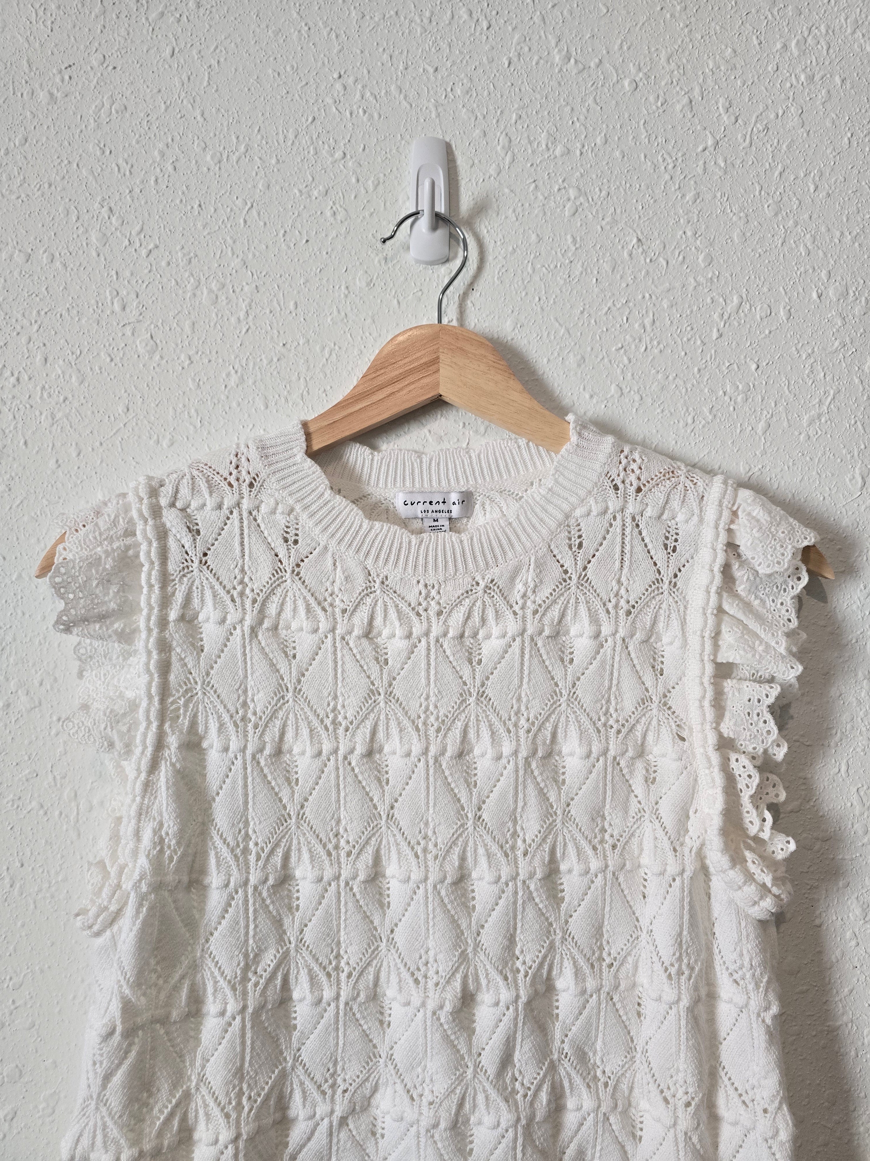 Current Air Knit Sweater Top (M)