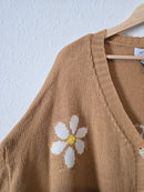 Floral Button Up Sweater (L)