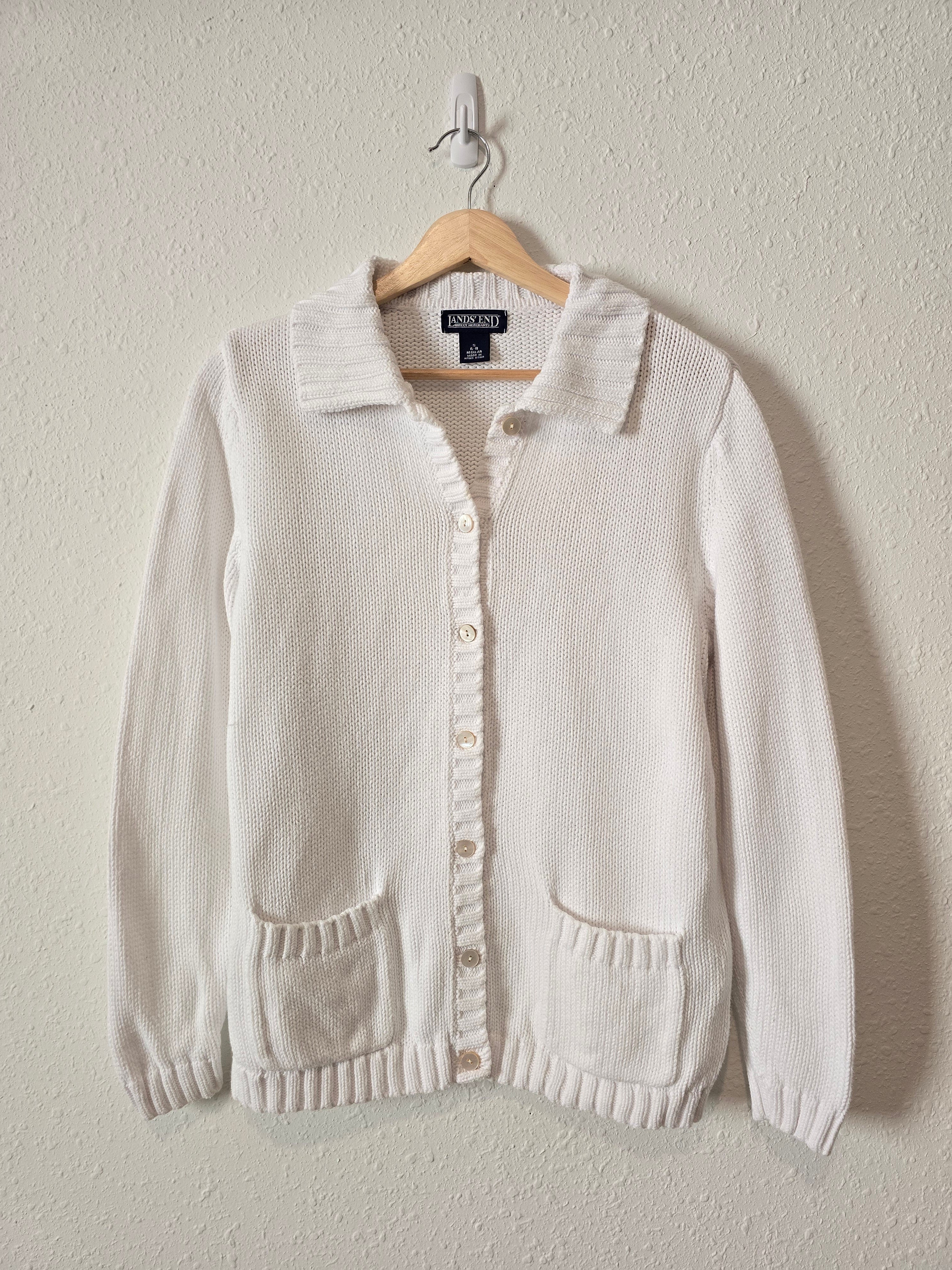 Vintage Cotton Knit Sweater (S)