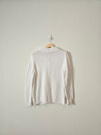 Vintage Cotton Knit Sweater (S)