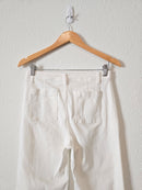 Sadie & Sage White Wide Leg Jeans (S)