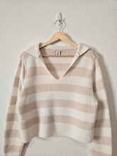 Load image into Gallery viewer, Striped Collared Sweater (S)
