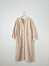 Vintage Fleece Duster Jacket (S)