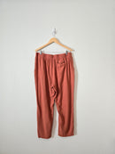 Marine Layer Terracotta Straight Pants (XL)