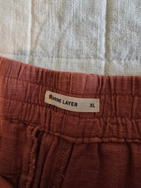 Marine Layer Terracotta Straight Pants (XL)