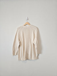 Aerie Cable Knit Sweater (L)