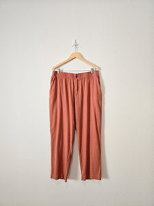 Marine Layer Terracotta Straight Pants (XL)