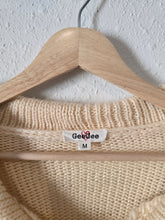 Load image into Gallery viewer, Cream Collared Henley Sweater (M)
