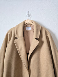 Tan Oversized Button Up Coat (3X)