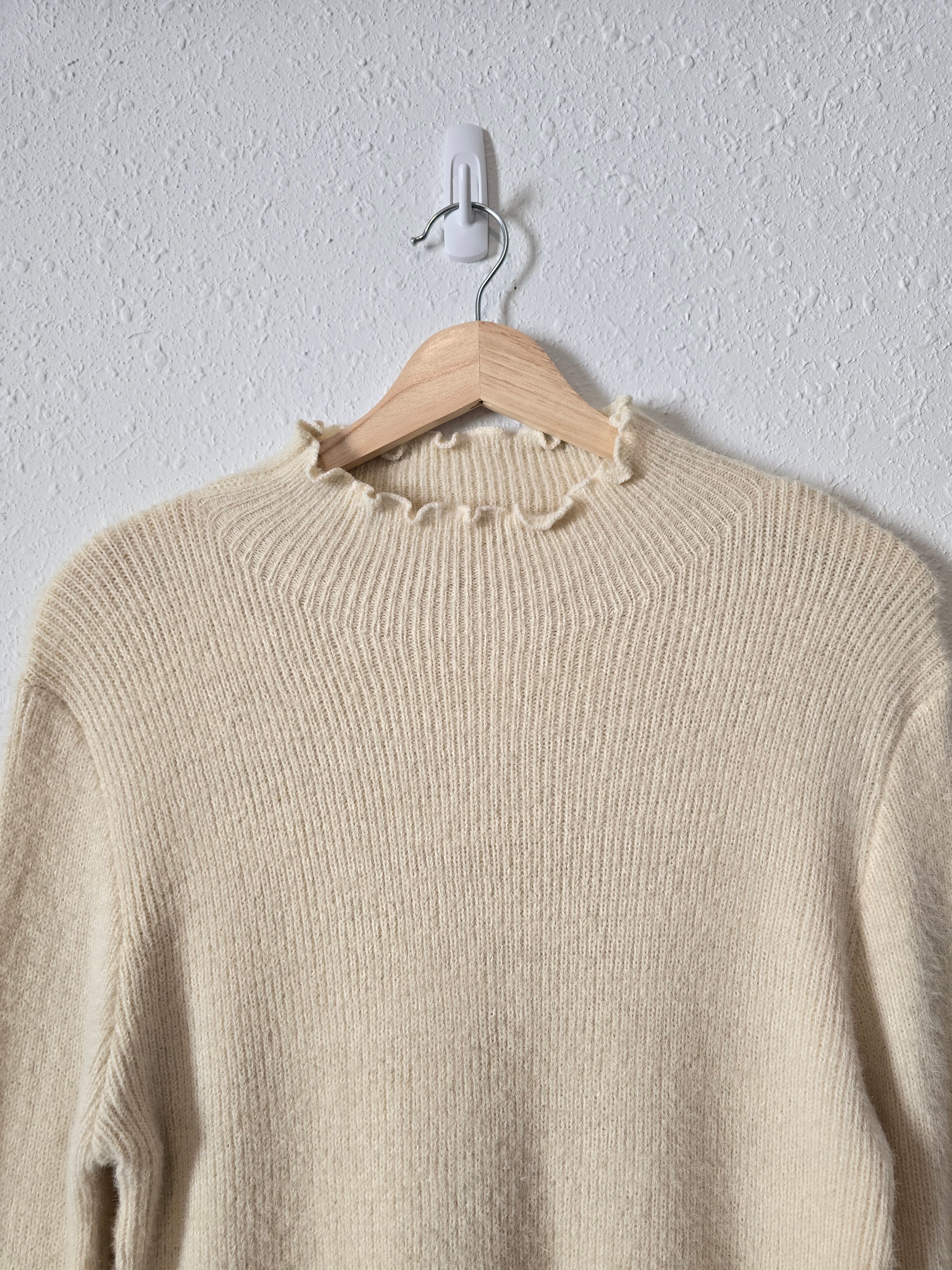 Cozy Mockneck Sweater Top (L)