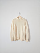 J.Crew Mockneck Cotton Sweater (L)