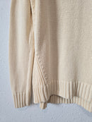 J.Crew Mockneck Cotton Sweater (L)