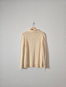 J.Crew Mockneck Cotton Sweater (L)