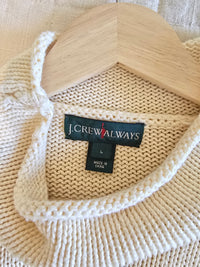 J.Crew Mockneck Cotton Sweater (L)