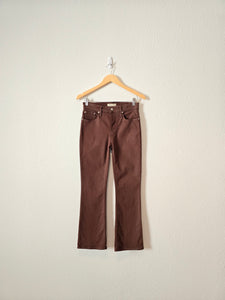 Madewell Brown Kick Out Jeans (26)