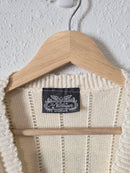 Vintage Button Up Sweater Vest (XL-2X)