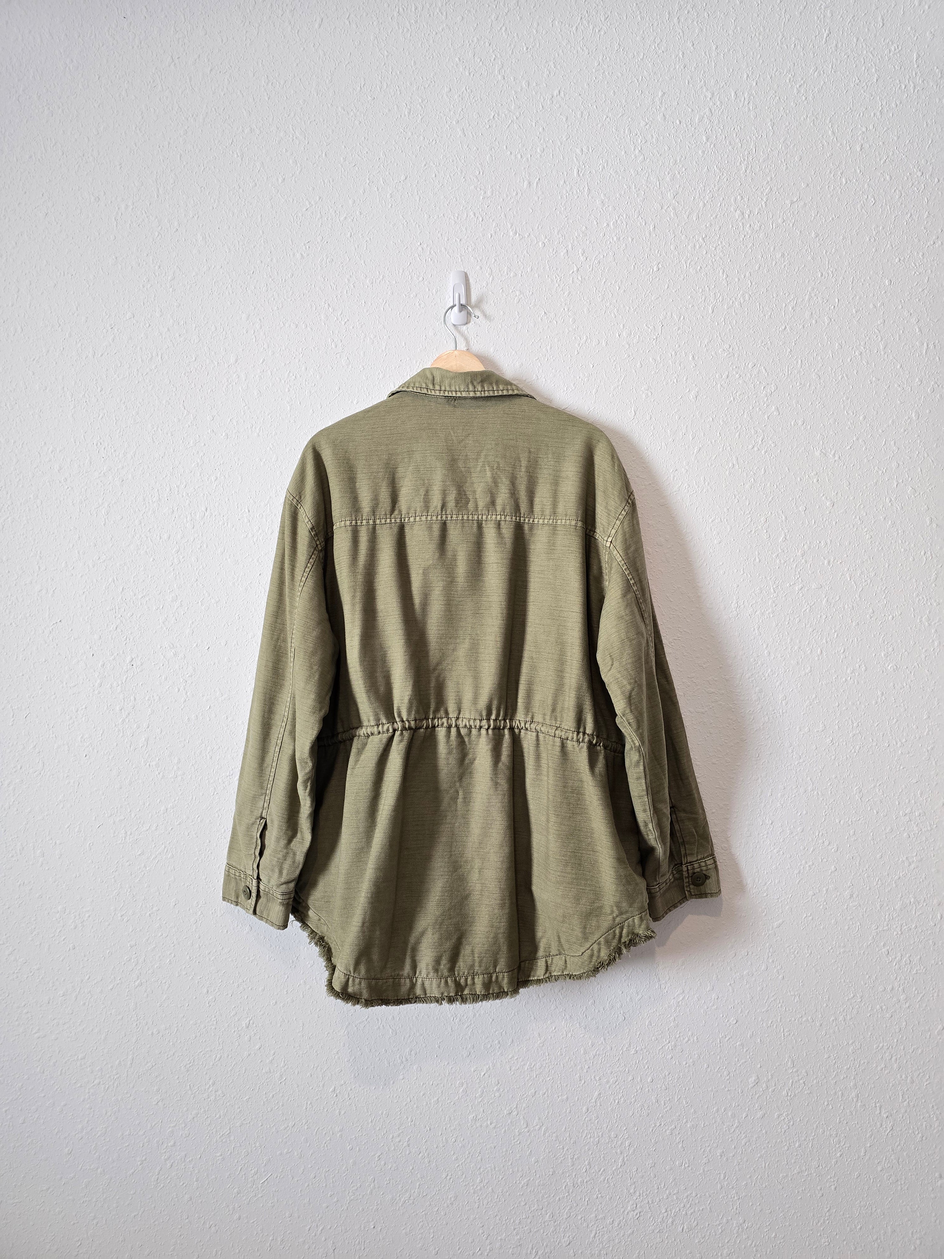 Green Button Up Jacket (XL)