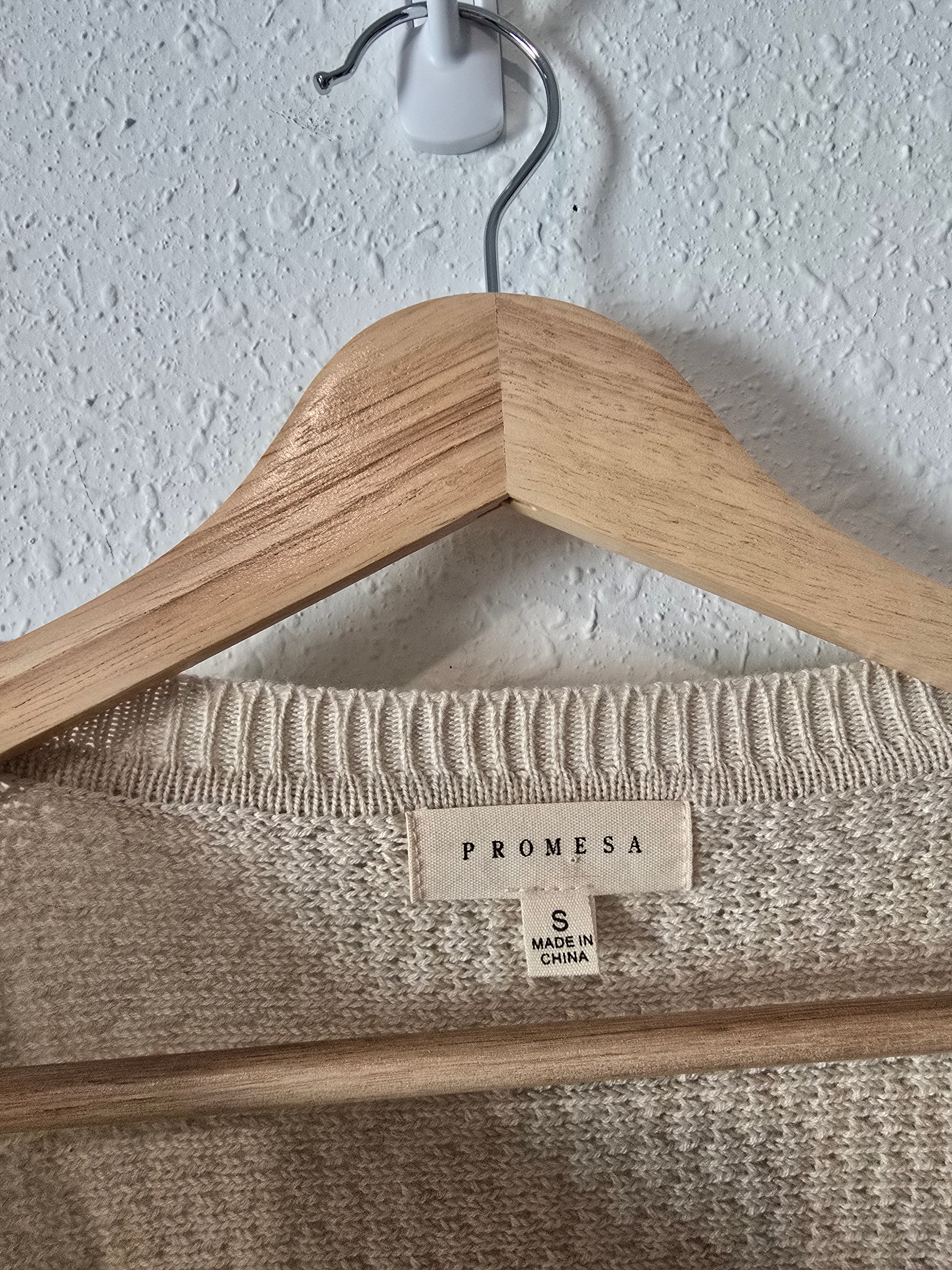 Promesa Cable Knit Sweater (S)