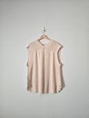 Cream Oversized Sweater Vest (M/L)