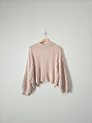 Princess Polly Ribbed Mockneck Sweater (XS/S)