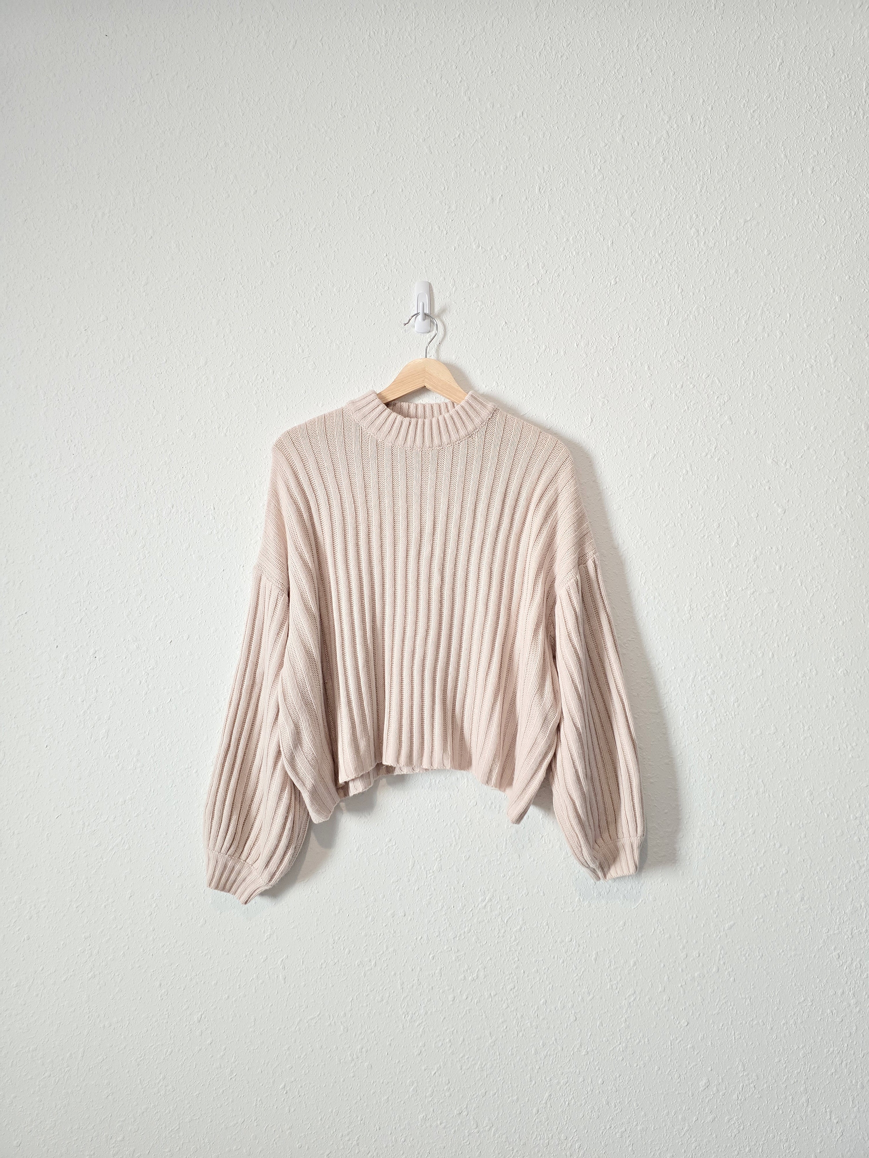 Princess Polly Ribbed Mockneck Sweater (XS/S)