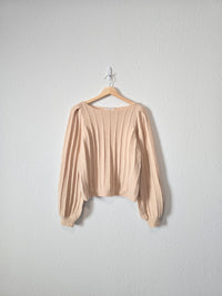 Gilli Puff Sleeve Sweater (S)