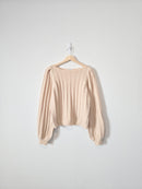 Gilli Puff Sleeve Sweater (S)