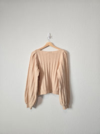 Gilli Puff Sleeve Sweater (S)