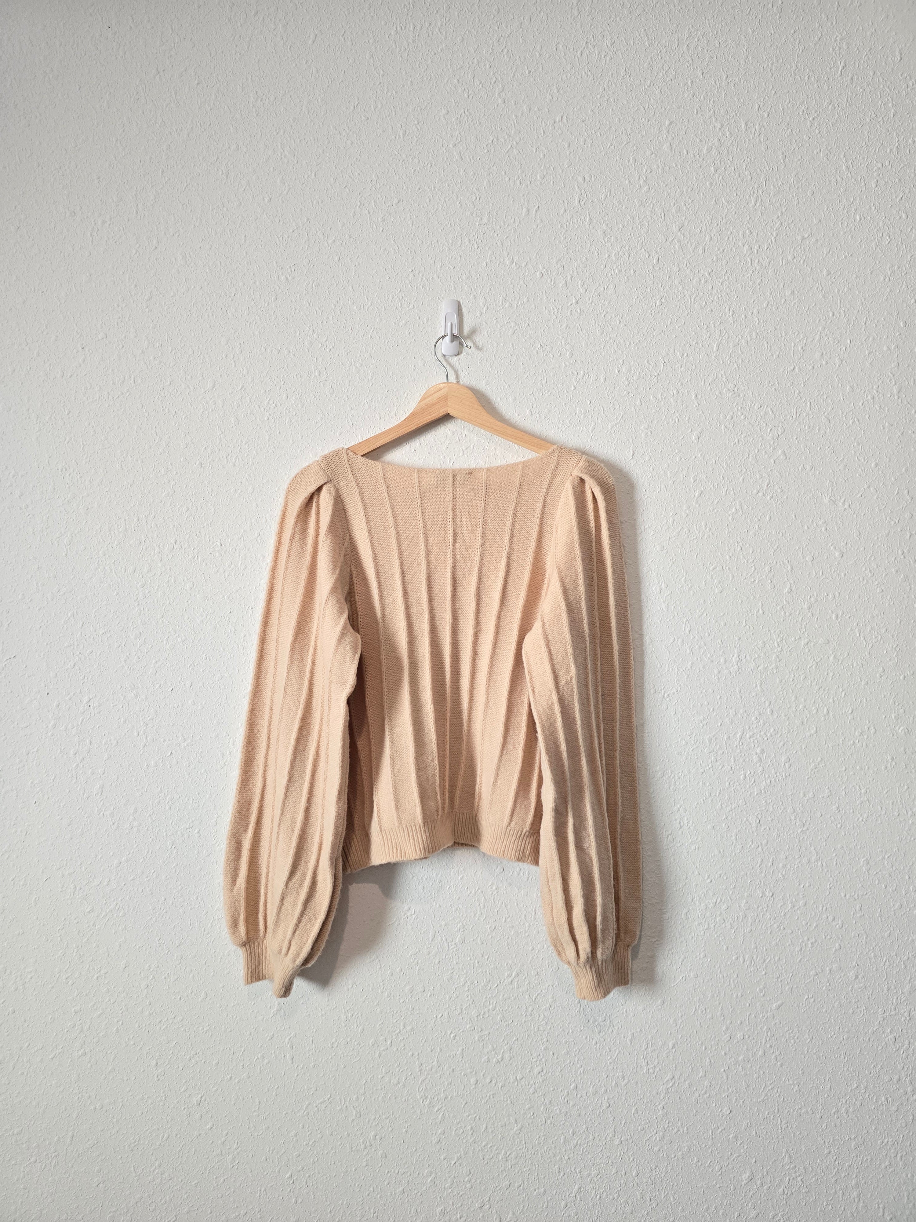 Gilli Puff Sleeve Sweater (S)