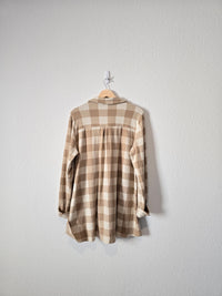 NEW Cozy Checkered Pullover (L)