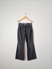 Levi's Black 70s Flare Jeans (28)