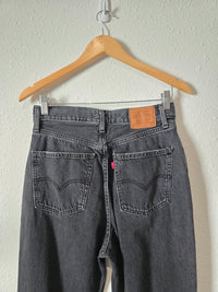 Levi's Black 70s Flare Jeans (28)