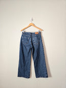 Zara Wide Leg Crop Jeans (6)