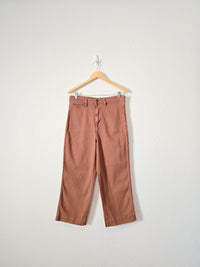 Quince Rust Wide Leg Pants (30)