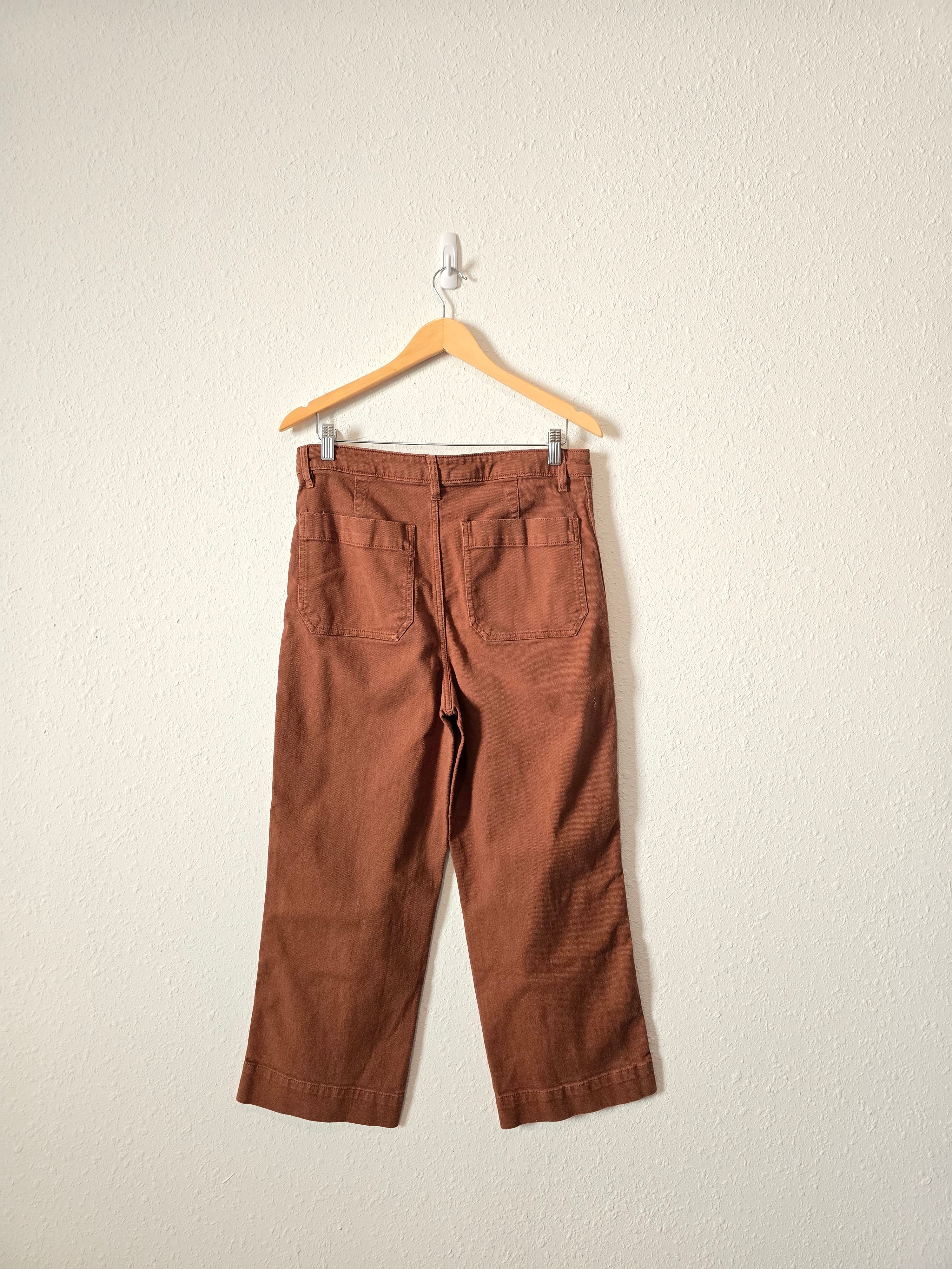 Quince Rust Wide Leg Pants (30)