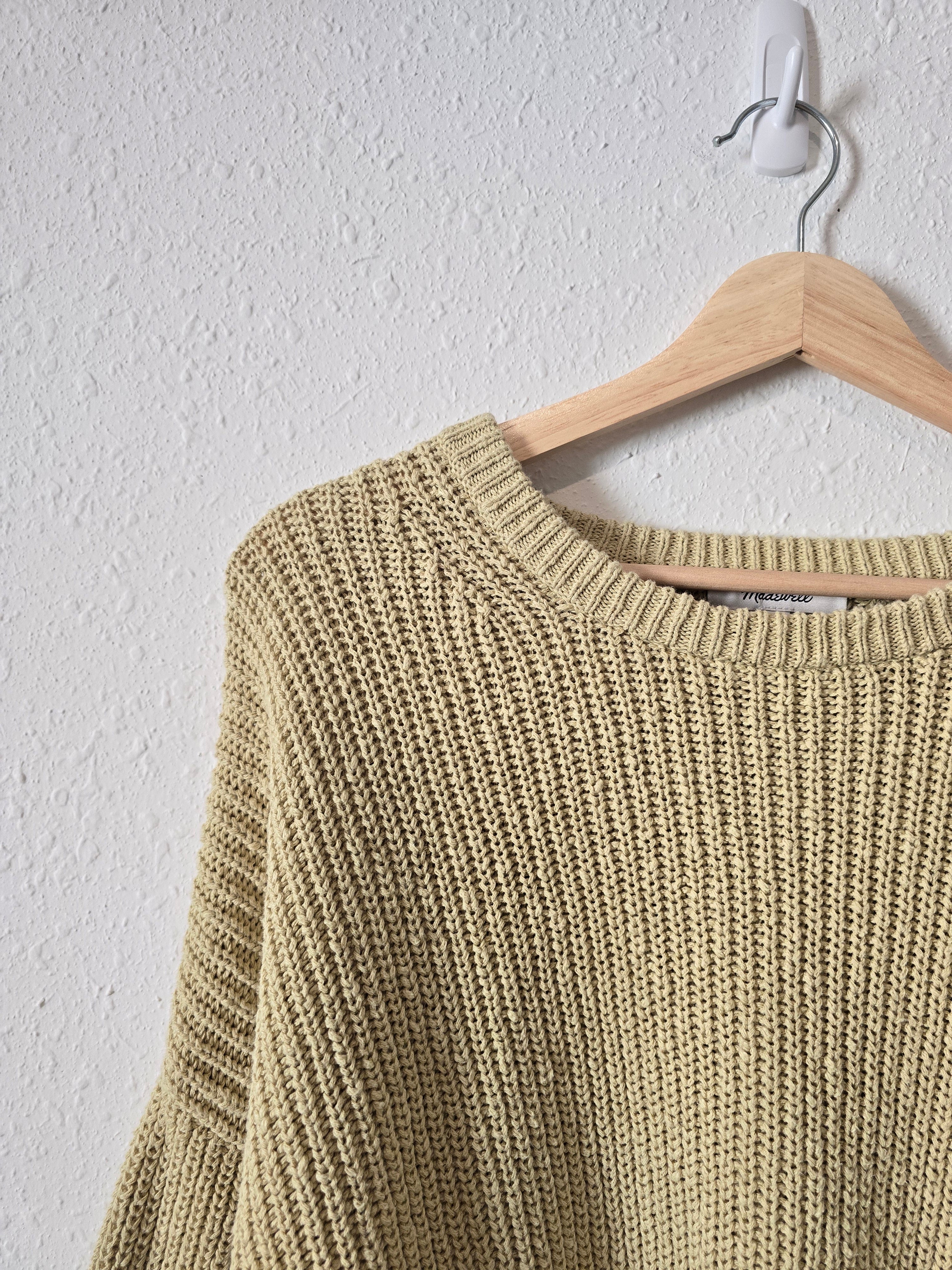 Madewell Green Knit Sweater (L)
