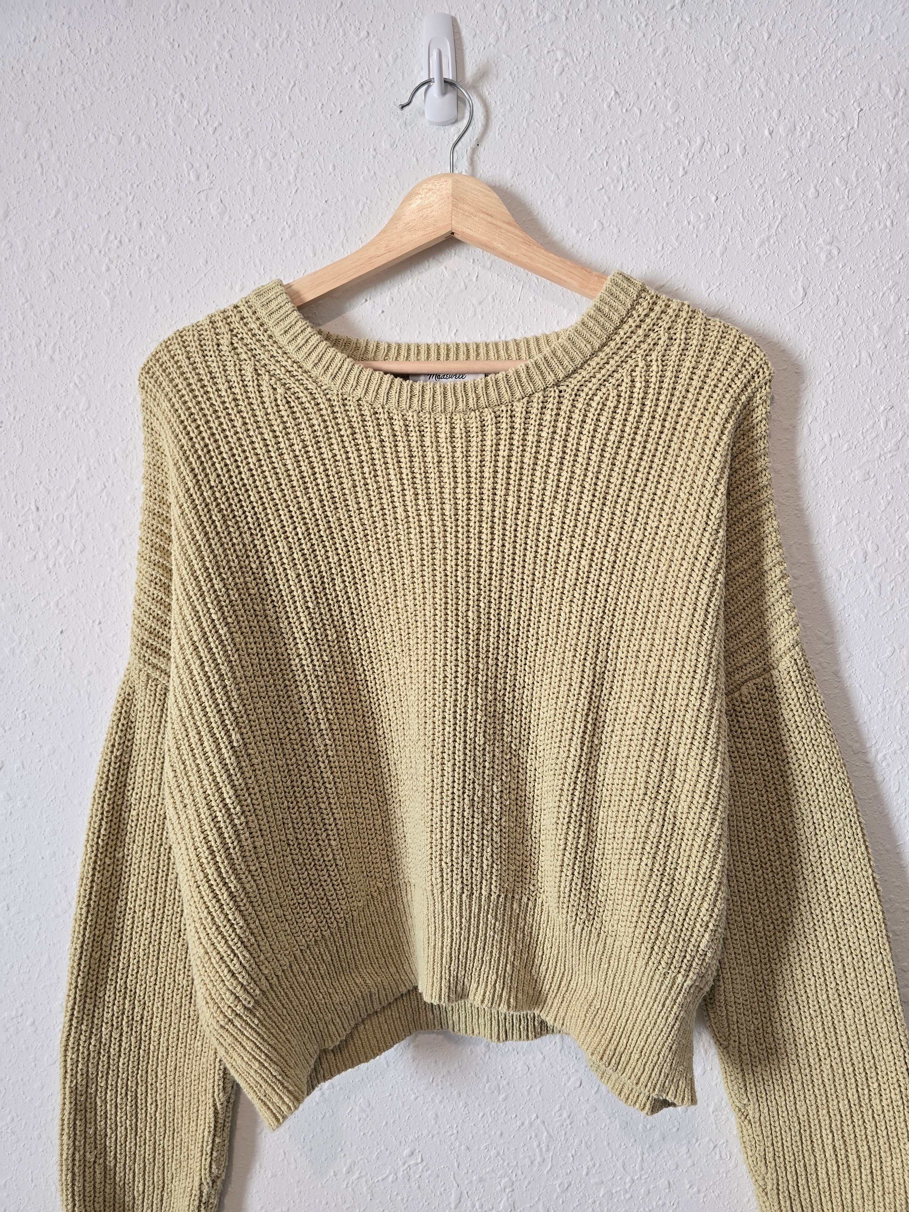 Madewell Green Knit Sweater (L)