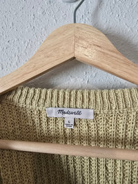 Madewell Green Knit Sweater (L)