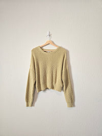 Madewell Green Knit Sweater (L)