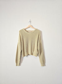 Madewell Green Knit Sweater (L)