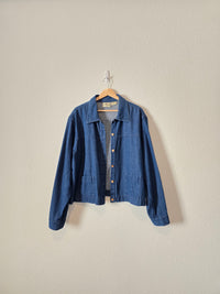 Vintage Cotton Denim Jacket (1X/2X)