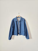 Vintage Cotton Denim Jacket (1X/2X)