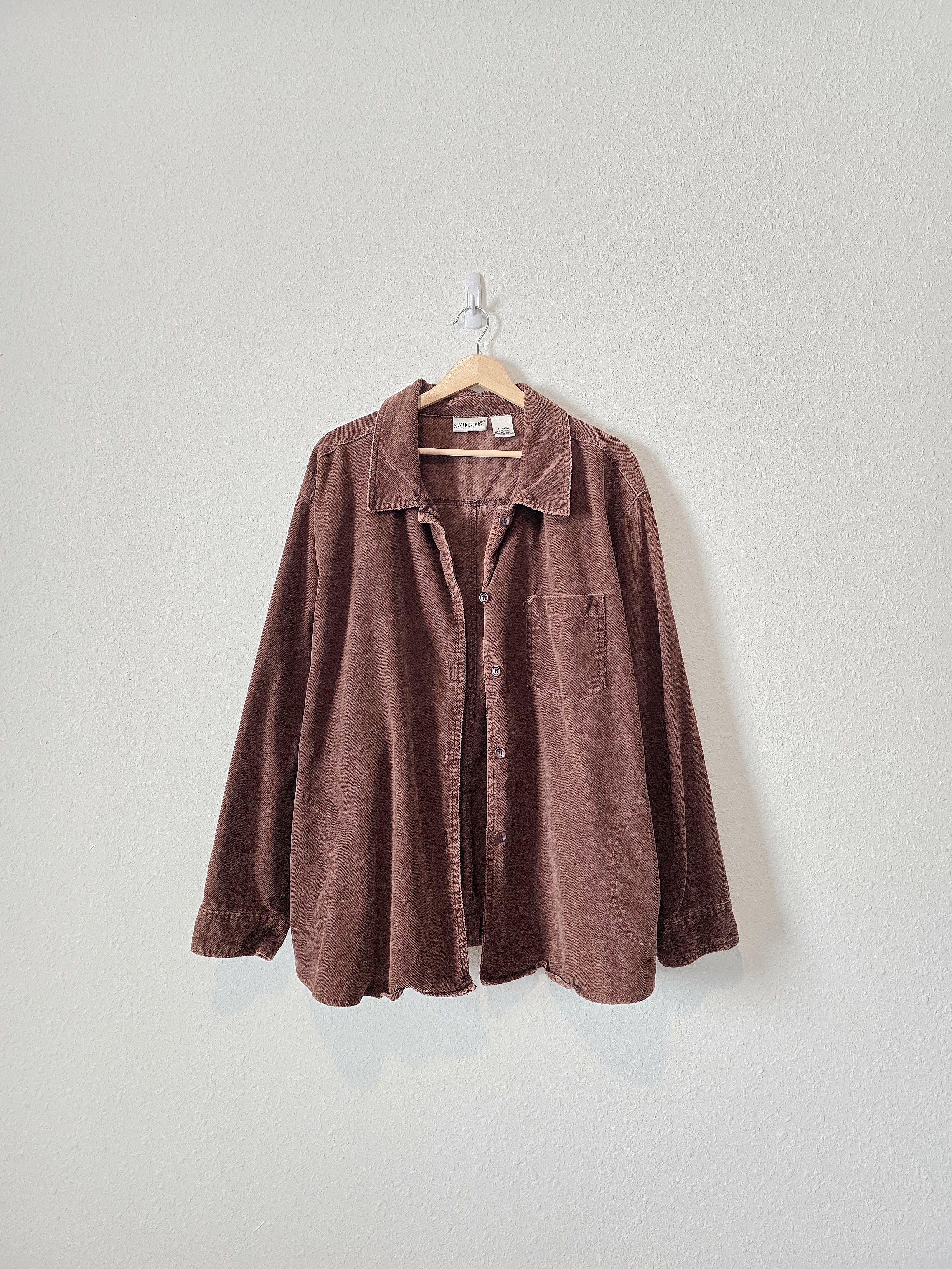 Vintage Brown Cord Shacket (26/28)