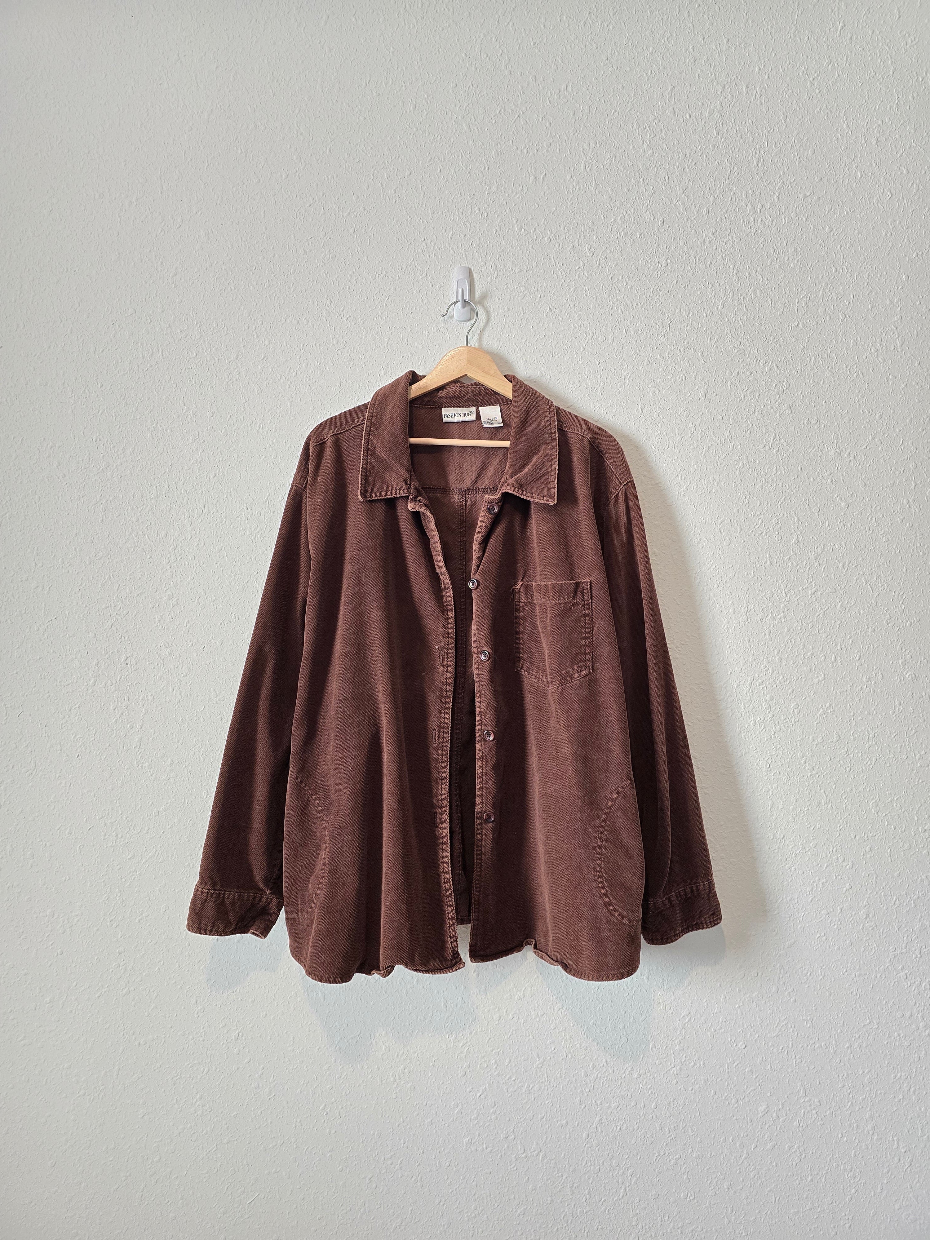 Vintage Brown Cord Shacket (26/28)